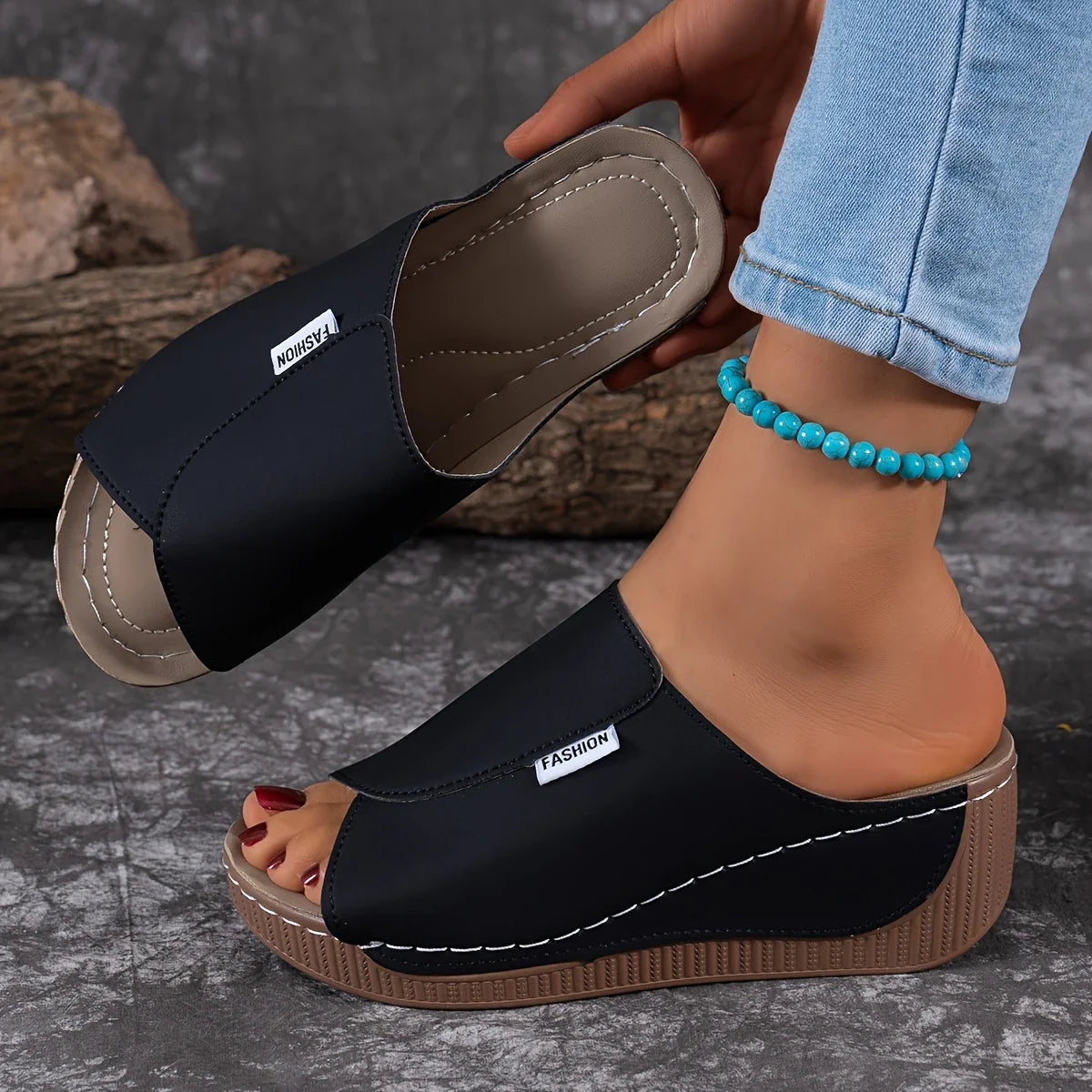 COLAC™ OPEN TOE PLATFORM ORTHOPEDIC SANDALS