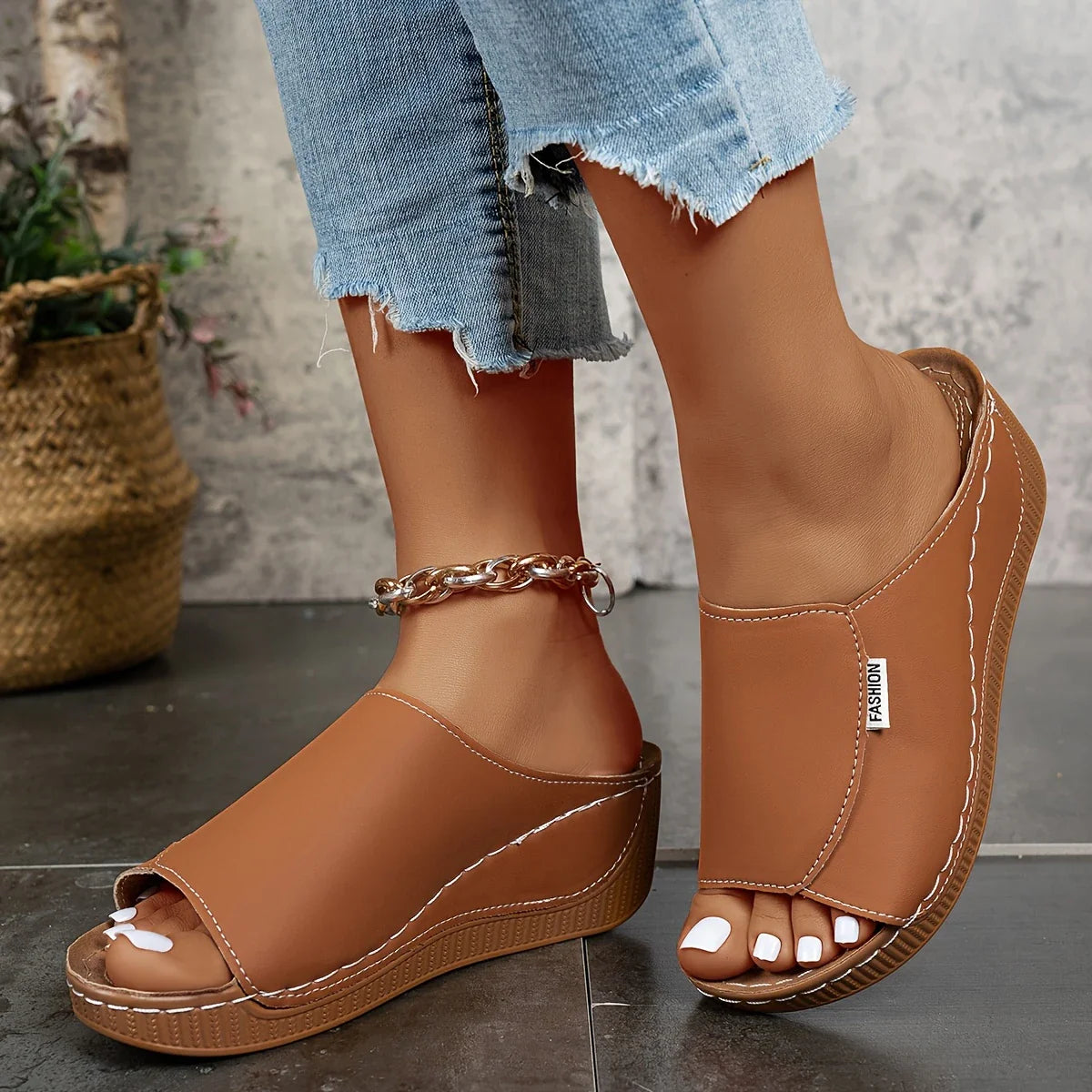 COLAC™ OPEN TOE PLATFORM ORTHOPEDIC SANDALS