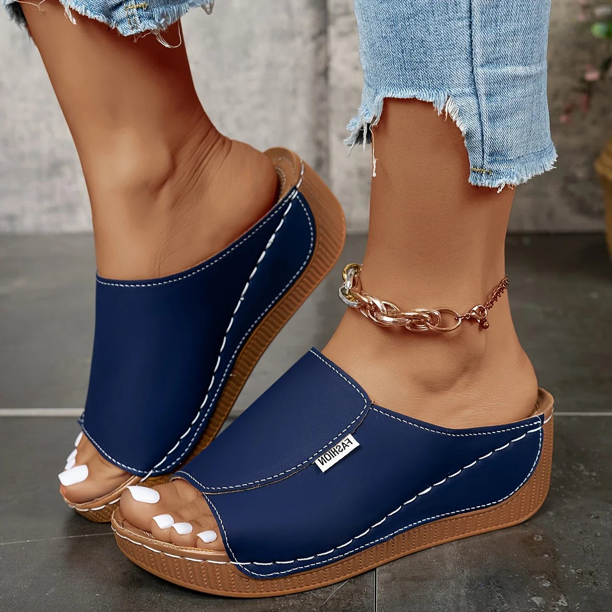 COLAC™ OPEN TOE PLATFORM ORTHOPEDIC SANDALS