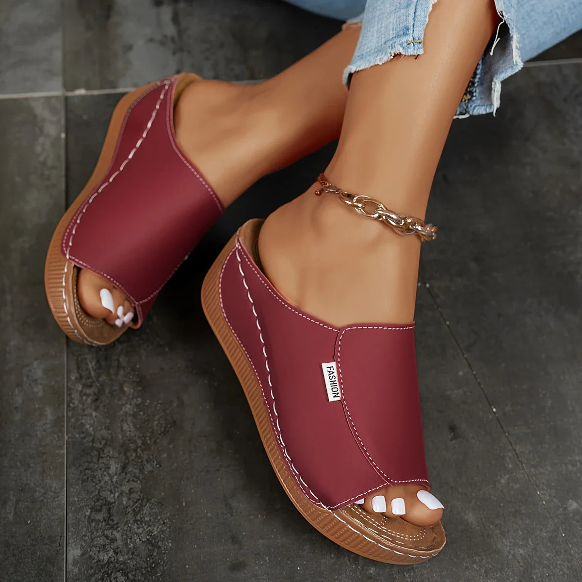 COLAC™ OPEN TOE PLATFORM ORTHOPEDIC SANDALS